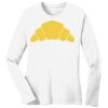 1-DAY RUSH NO MINIMUM Ladies Long Sleeve Crew Neck T-Shirt Thumbnail