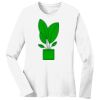1-DAY RUSH NO MINIMUM Ladies Long Sleeve Crew Neck T-Shirt Thumbnail