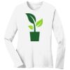 1-DAY RUSH NO MINIMUM Ladies Long Sleeve Crew Neck T-Shirt Thumbnail