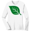 1-DAY RUSH NO MINIMUM Ladies Long Sleeve Crew Neck T-Shirt Thumbnail