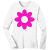 1-DAY RUSH NO MINIMUM Ladies Long Sleeve Crew Neck T-Shirt Thumbnail