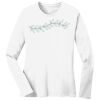 1-DAY RUSH NO MINIMUM Ladies Long Sleeve Crew Neck T-Shirt Thumbnail