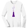 1-DAY RUSH NO MINIMUM Ladies Long Sleeve Crew Neck T-Shirt Thumbnail