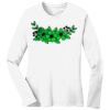 1-DAY RUSH NO MINIMUM Ladies Long Sleeve Crew Neck T-Shirt Thumbnail