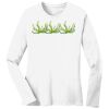 1-DAY RUSH NO MINIMUM Ladies Long Sleeve Crew Neck T-Shirt Thumbnail