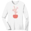 1-DAY RUSH NO MINIMUM Ladies Long Sleeve Crew Neck T-Shirt Thumbnail