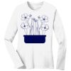 1-DAY RUSH NO MINIMUM Ladies Long Sleeve Crew Neck T-Shirt Thumbnail