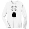 1-DAY RUSH NO MINIMUM Ladies Long Sleeve Crew Neck T-Shirt Thumbnail