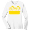 1-DAY RUSH NO MINIMUM Ladies Long Sleeve Crew Neck T-Shirt Thumbnail