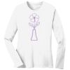 1-DAY RUSH NO MINIMUM Ladies Long Sleeve Crew Neck T-Shirt Thumbnail