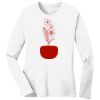 1-DAY RUSH NO MINIMUM Ladies Long Sleeve Crew Neck T-Shirt Thumbnail