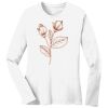 1-DAY RUSH NO MINIMUM Ladies Long Sleeve Crew Neck T-Shirt Thumbnail