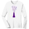1-DAY RUSH NO MINIMUM Ladies Long Sleeve Crew Neck T-Shirt Thumbnail