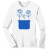 1-DAY RUSH NO MINIMUM Ladies Long Sleeve Crew Neck T-Shirt Thumbnail