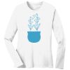 1-DAY RUSH NO MINIMUM Ladies Long Sleeve Crew Neck T-Shirt Thumbnail