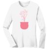 1-DAY RUSH NO MINIMUM Ladies Long Sleeve Crew Neck T-Shirt Thumbnail