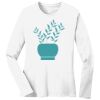 1-DAY RUSH NO MINIMUM Ladies Long Sleeve Crew Neck T-Shirt Thumbnail