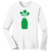 1-DAY RUSH NO MINIMUM Ladies Long Sleeve Crew Neck T-Shirt Thumbnail