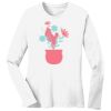 1-DAY RUSH NO MINIMUM Ladies Long Sleeve Crew Neck T-Shirt Thumbnail
