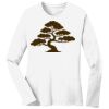 1-DAY RUSH NO MINIMUM Ladies Long Sleeve Crew Neck T-Shirt Thumbnail
