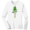 1-DAY RUSH NO MINIMUM Ladies Long Sleeve Crew Neck T-Shirt Thumbnail