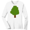 1-DAY RUSH NO MINIMUM Ladies Long Sleeve Crew Neck T-Shirt Thumbnail