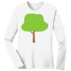 1-DAY RUSH NO MINIMUM Ladies Long Sleeve Crew Neck T-Shirt Thumbnail
