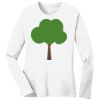 1-DAY RUSH NO MINIMUM Ladies Long Sleeve Crew Neck T-Shirt Thumbnail