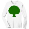 1-DAY RUSH NO MINIMUM Ladies Long Sleeve Crew Neck T-Shirt Thumbnail