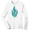 1-DAY RUSH NO MINIMUM Ladies Long Sleeve Crew Neck T-Shirt Thumbnail