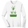 1-DAY RUSH NO MINIMUM Ladies Long Sleeve Crew Neck T-Shirt Thumbnail