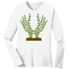 1-DAY RUSH NO MINIMUM Ladies Long Sleeve Crew Neck T-Shirt Thumbnail