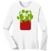 1-DAY RUSH NO MINIMUM Ladies Long Sleeve Crew Neck T-Shirt Thumbnail