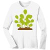 1-DAY RUSH NO MINIMUM Ladies Long Sleeve Crew Neck T-Shirt Thumbnail