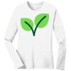 1-DAY RUSH NO MINIMUM Ladies Long Sleeve Crew Neck T-Shirt Thumbnail
