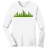 1-DAY RUSH NO MINIMUM Ladies Long Sleeve Crew Neck T-Shirt Thumbnail