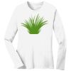 1-DAY RUSH NO MINIMUM Ladies Long Sleeve Crew Neck T-Shirt Thumbnail