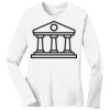 1-DAY RUSH NO MINIMUM Ladies Long Sleeve Crew Neck T-Shirt Thumbnail