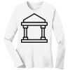 1-DAY RUSH NO MINIMUM Ladies Long Sleeve Crew Neck T-Shirt Thumbnail