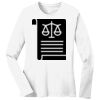 1-DAY RUSH NO MINIMUM Ladies Long Sleeve Crew Neck T-Shirt Thumbnail
