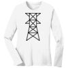 1-DAY RUSH NO MINIMUM Ladies Long Sleeve Crew Neck T-Shirt Thumbnail