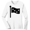 1-DAY RUSH NO MINIMUM Ladies Long Sleeve Crew Neck T-Shirt Thumbnail