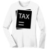 1-DAY RUSH NO MINIMUM Ladies Long Sleeve Crew Neck T-Shirt Thumbnail