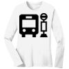 1-DAY RUSH NO MINIMUM Ladies Long Sleeve Crew Neck T-Shirt Thumbnail
