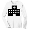 1-DAY RUSH NO MINIMUM Ladies Long Sleeve Crew Neck T-Shirt Thumbnail