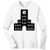 1-DAY RUSH NO MINIMUM Ladies Long Sleeve Crew Neck T-Shirt Thumbnail