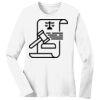 1-DAY RUSH NO MINIMUM Ladies Long Sleeve Crew Neck T-Shirt Thumbnail