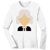 1-DAY RUSH NO MINIMUM Ladies Long Sleeve Crew Neck T-Shirt Thumbnail