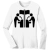 1-DAY RUSH NO MINIMUM Ladies Long Sleeve Crew Neck T-Shirt Thumbnail