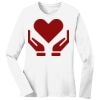 1-DAY RUSH NO MINIMUM Ladies Long Sleeve Crew Neck T-Shirt Thumbnail